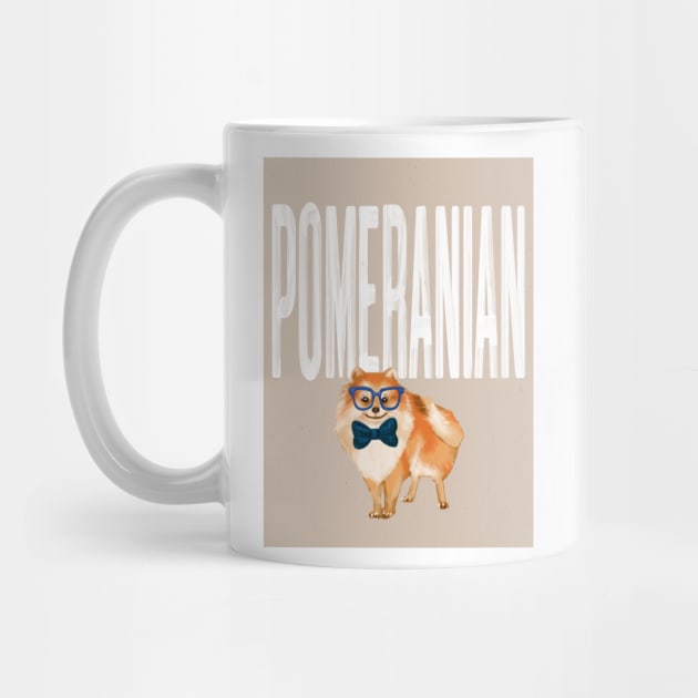 Pomeranian Dog by Art Designs